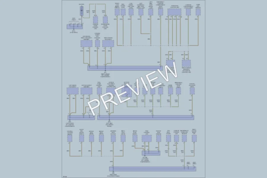 2010 Porsche 911 Ground Distribution wiring diagram preview