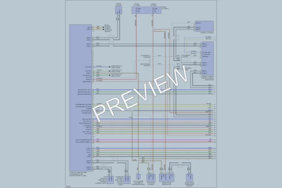 2010 Porsche 911 Navigation wiring diagram preview
