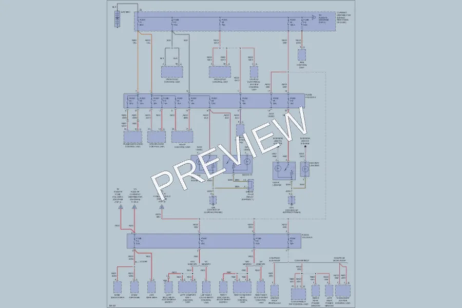 2010 Porsche 911 Power Distribution wiring diagram preview