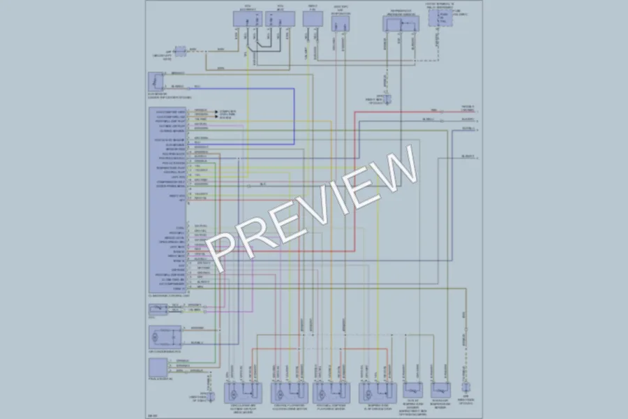 2010 Porsche Boxster Air Conditioning wiring diagram preview