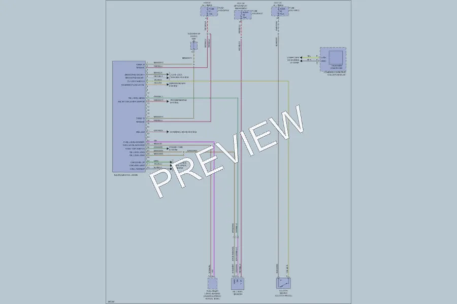 2010 Porsche Boxster Instrument Cluster wiring diagram preview