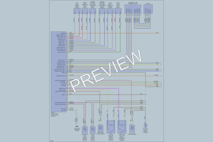 2010 Porsche Boxster Supplemental Restraints wiring diagram preview
