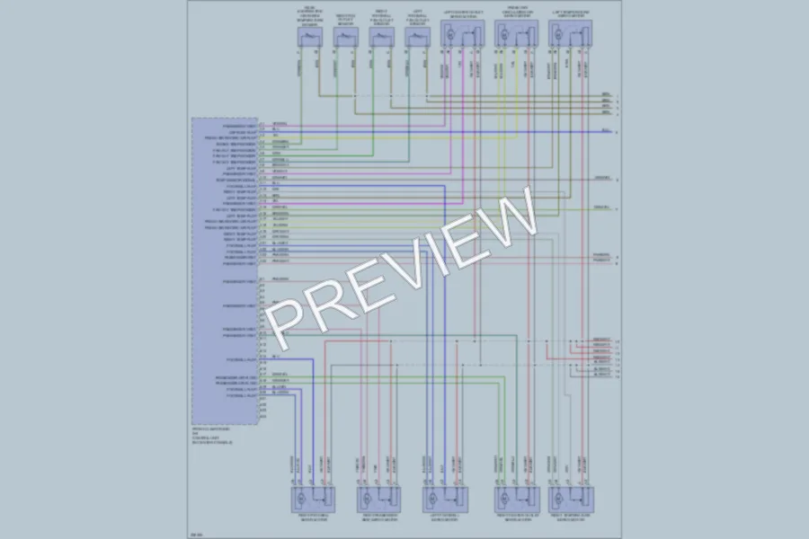 2010 Porsche Cayenne Air Conditioning wiring diagram preview
