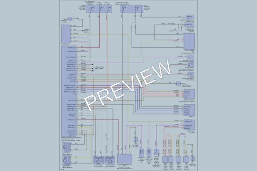2010 Porsche Cayenne Anti Lock Brakes wiring diagram preview
