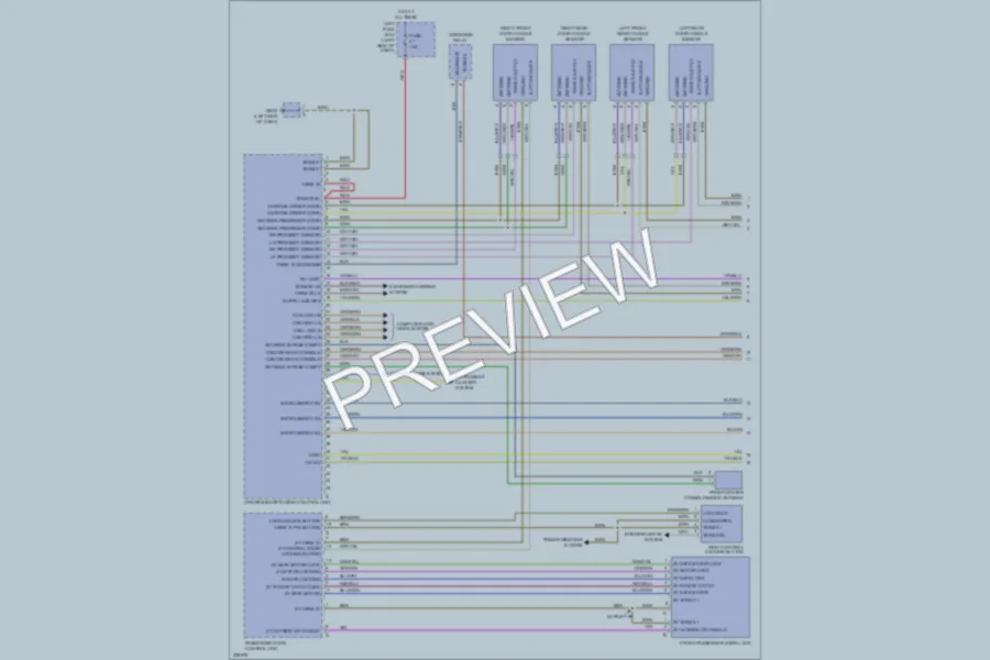 2010 Porsche Cayenne Anti Theft wiring diagram preview