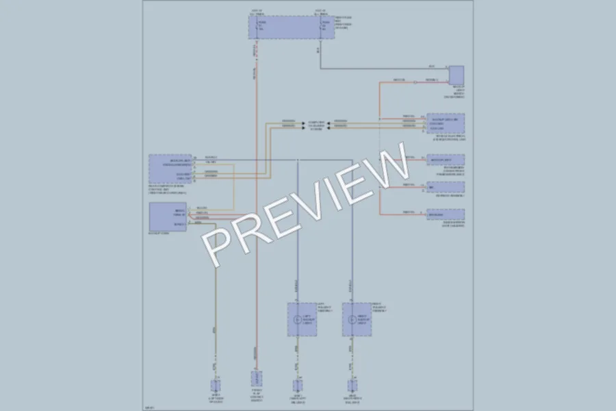 2010 Porsche Cayenne Exterior Lights wiring diagram preview