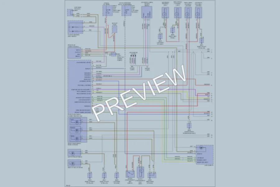 2010 Porsche Cayenne Interior Lights wiring diagram preview
