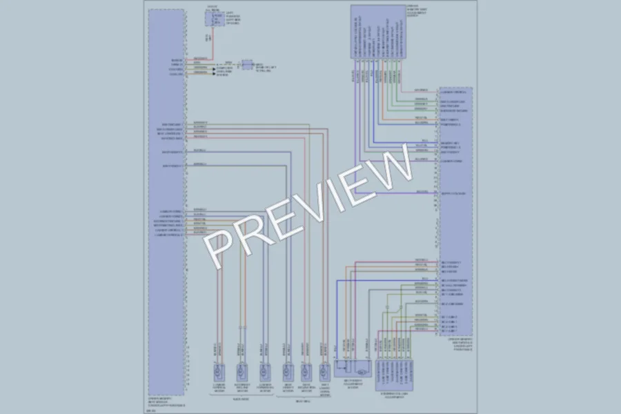2010 Porsche Cayenne Memory Systems wiring diagram preview