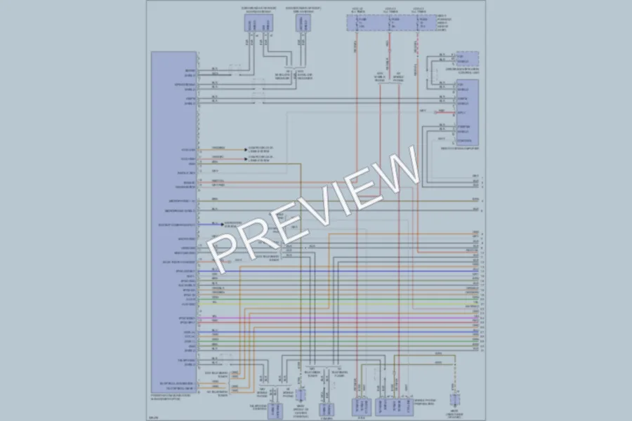 2010 Porsche Cayenne Navigation wiring diagram preview
