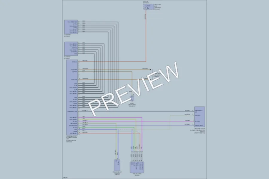 2010 Porsche Cayenne Power Top Sunroof wiring diagram preview