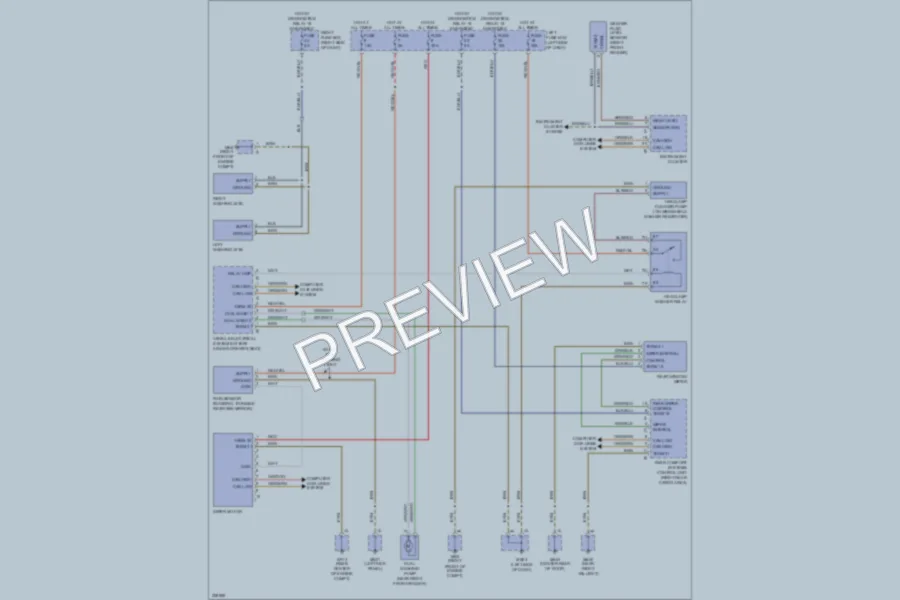 2010 Porsche Cayenne Wiper Washer wiring diagram preview