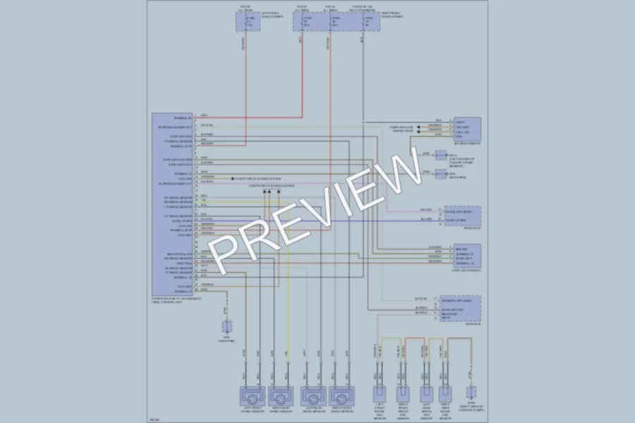 2010 Porsche Panamera Anti Lock Brakes wiring diagram preview