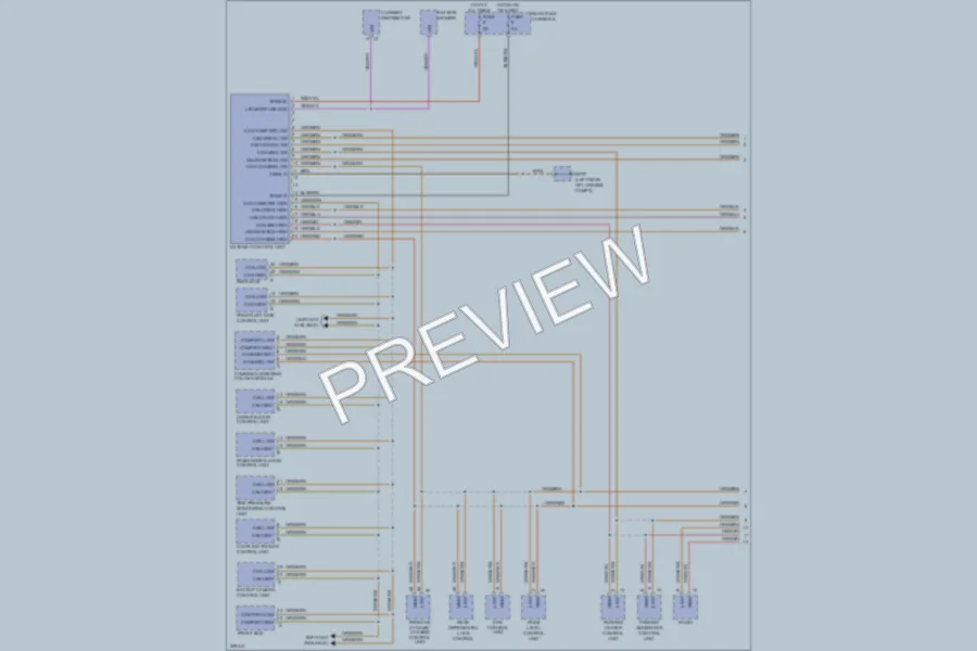 2010 Porsche Panamera Computer Data Lines wiring diagram preview
