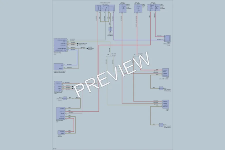 2010 Porsche Panamera Cooling Fan wiring diagram preview