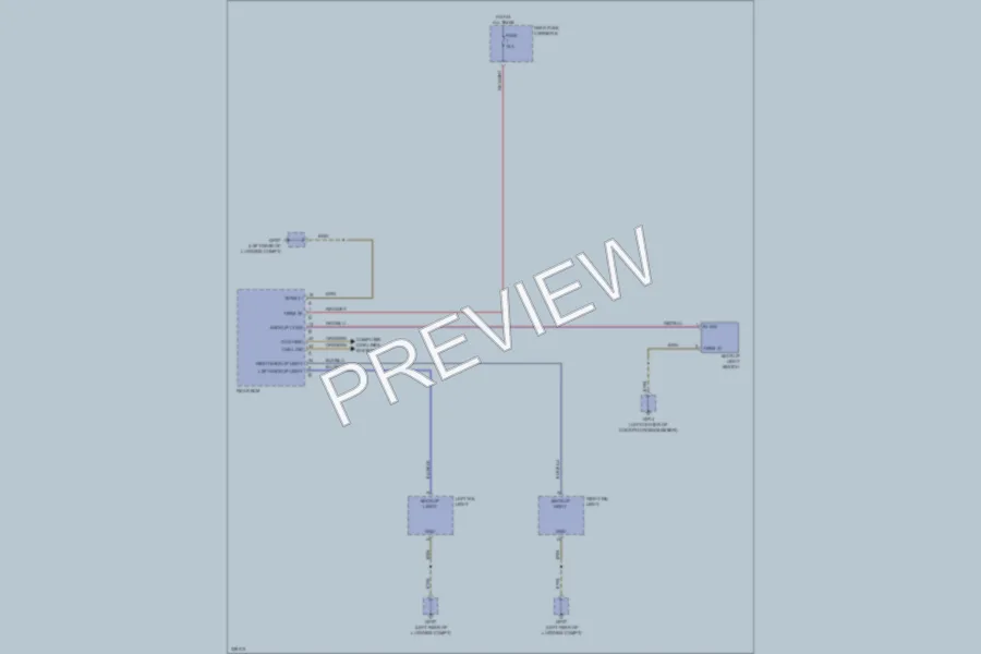 2010 Porsche Panamera Exterior Lights wiring diagram preview