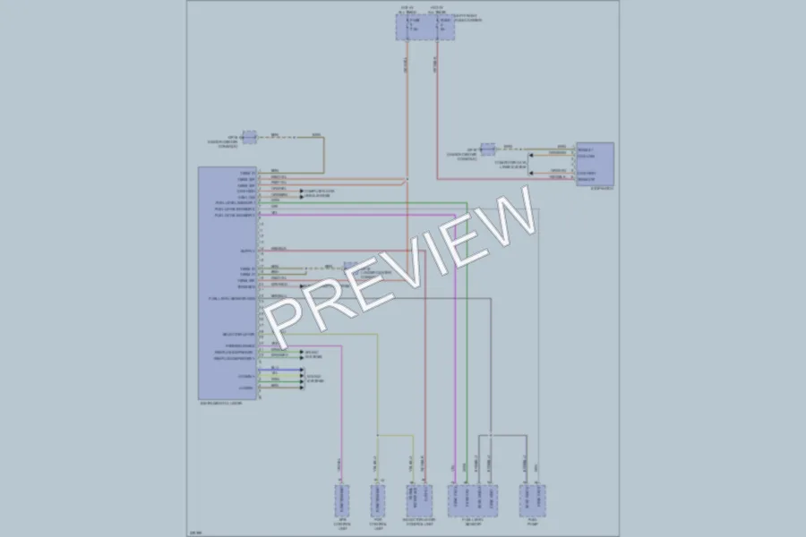2010 Porsche Panamera Instrument Cluster wiring diagram preview