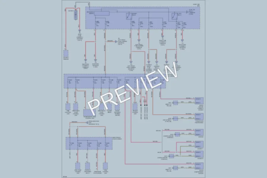 2010 Porsche Panamera Power Distribution wiring diagram preview