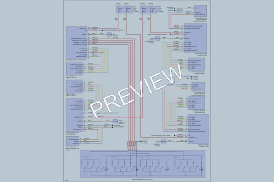 2010 Porsche Panamera Power Windows wiring diagram preview