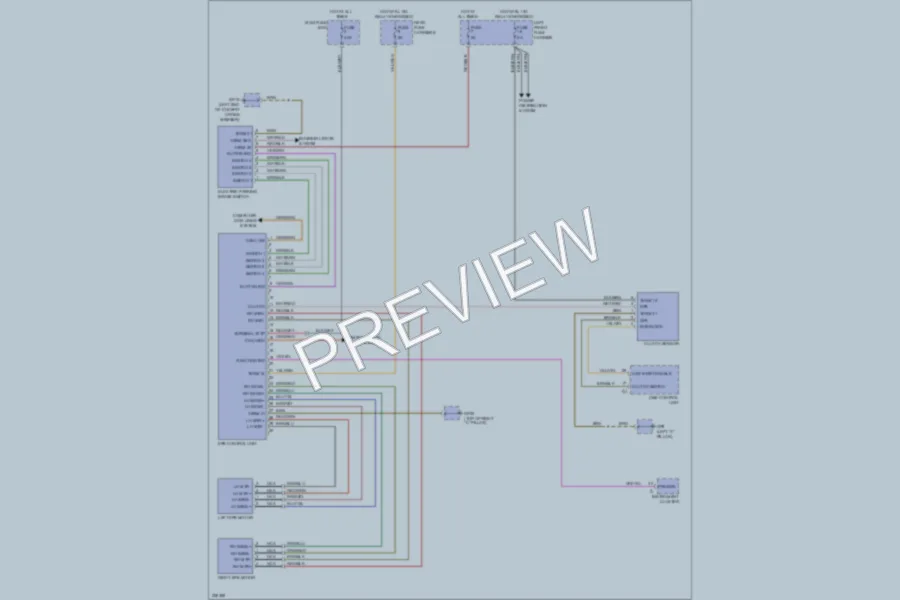 2010 Porsche Panamera Shift Interlock wiring diagram preview