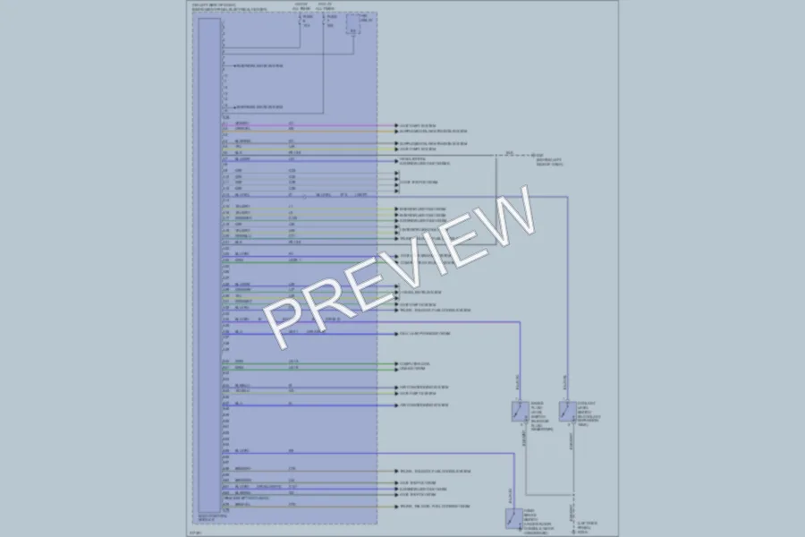 2010 Saab 93X Body Control Modules wiring diagram preview