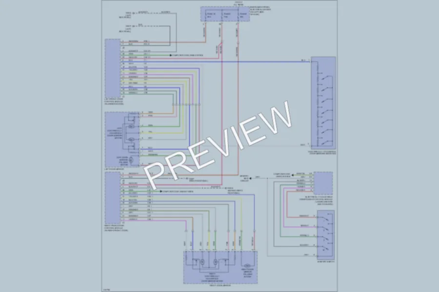2010 Saab 93X Memory Systems wiring diagram preview