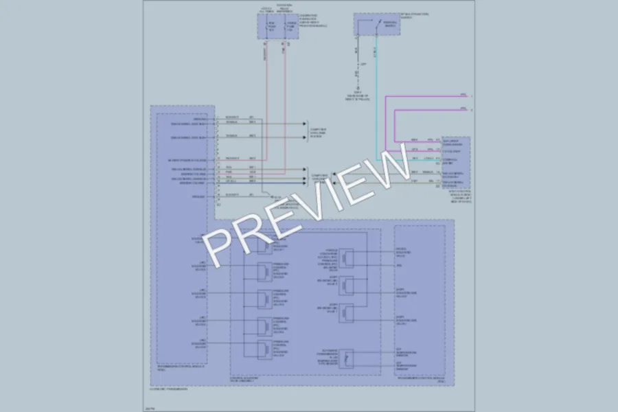 2010 Saturn Outlook Transmission wiring diagram preview
