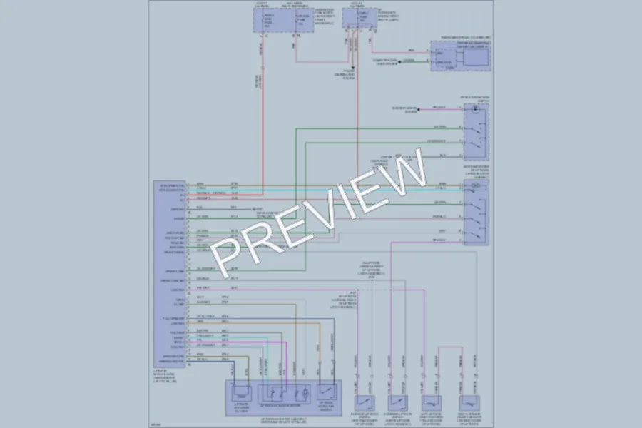 2010 Saturn Outlook Trunk Tailgate Fuel Door wiring diagram preview