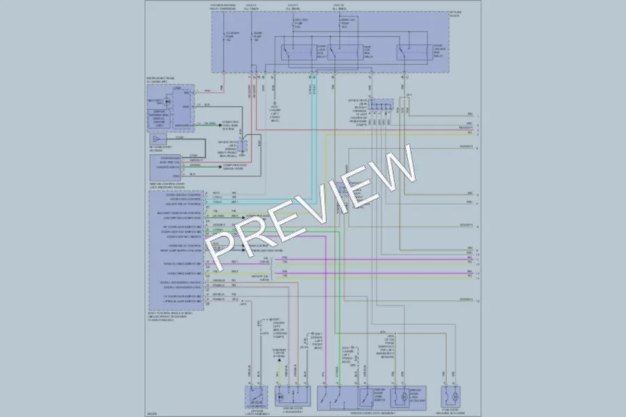 2010 Saturn VUE Anti Theft wiring diagram preview
