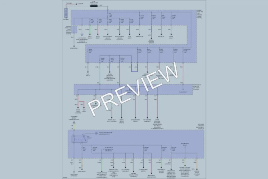 2010 Scion tC Power Distribution wiring diagram preview