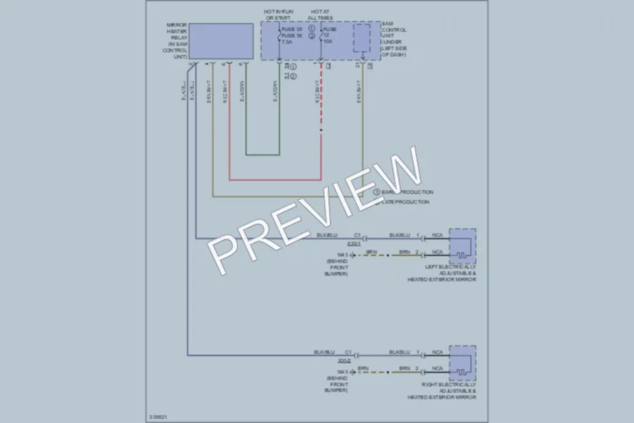 2010 Smart fortwo Defoggers wiring diagram preview
