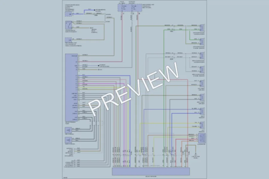 2010 Smart fortwo Radio wiring diagram preview