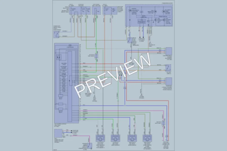 2010 Subaru Forester Anti Lock Brakes wiring diagram preview