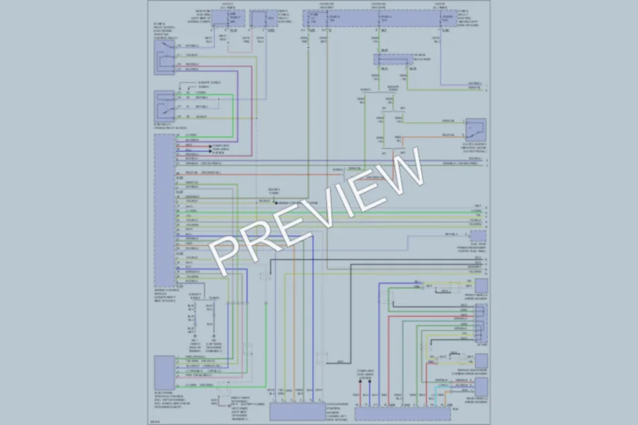 2010 Subaru Forester Cruise Control wiring diagram preview