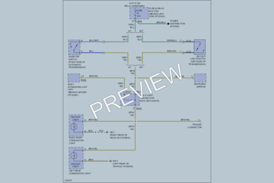 2010 Subaru Forester Exterior Lights wiring diagram preview