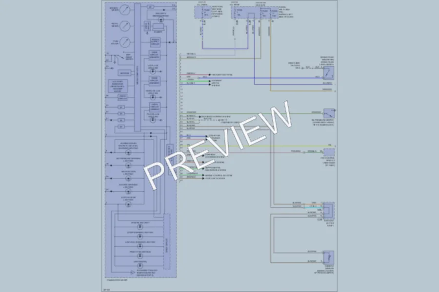 2010 Subaru Forester Instrument Cluster wiring diagram preview