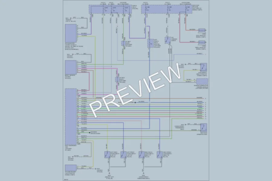 2010 Subaru Impreza Power Door Locks wiring diagram preview