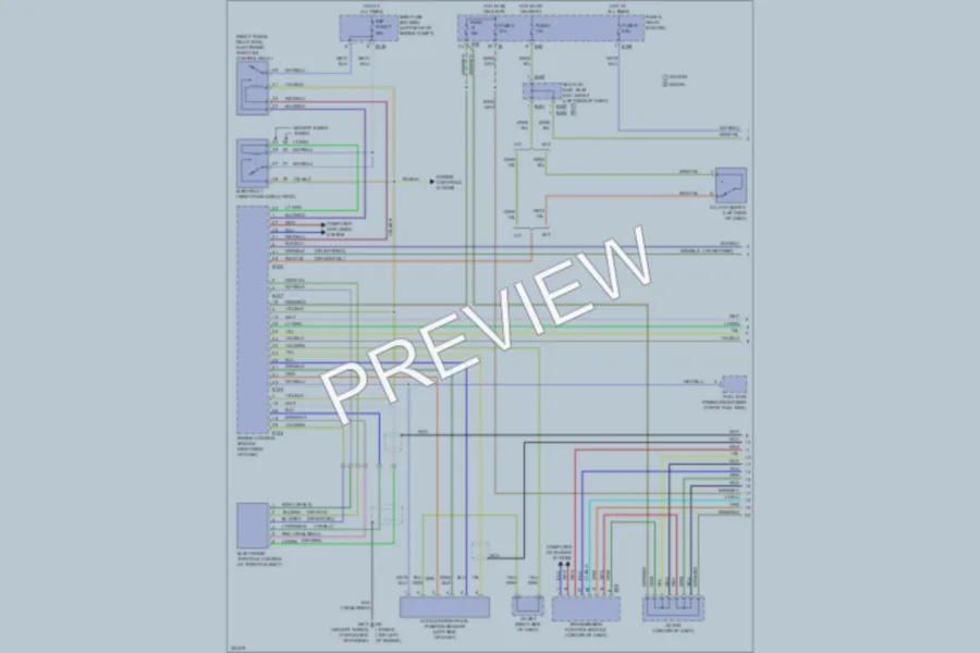 2010 Subaru ImprezaWRX Cruise Control wiring diagram preview