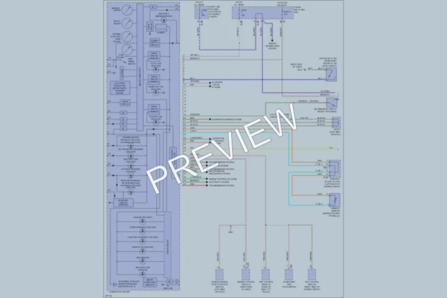 2010 Subaru ImprezaWRX Instrument Cluster wiring diagram preview