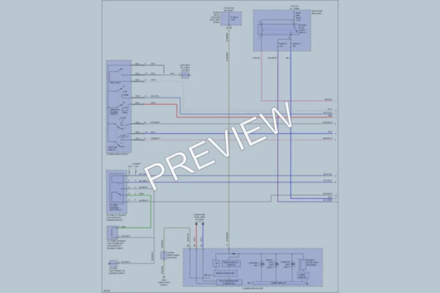 2010 Subaru Legacy Headlights wiring diagram preview
