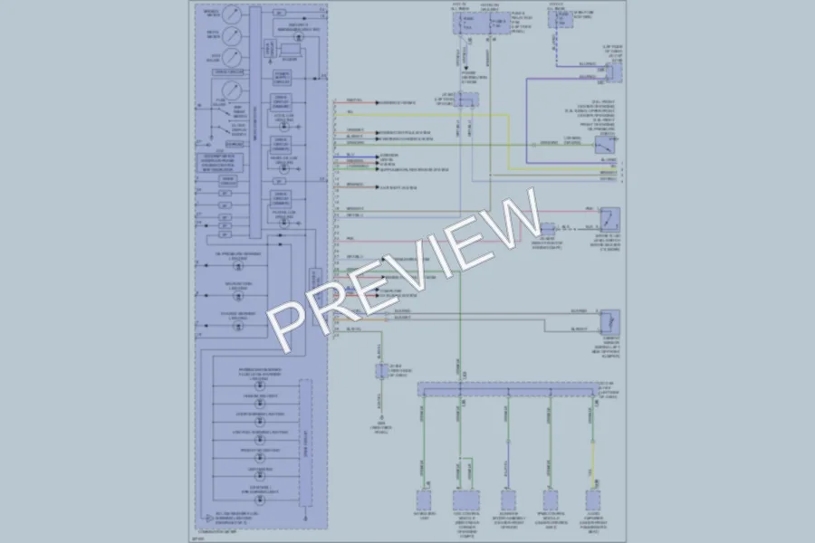 2010 Subaru Legacy Instrument Cluster wiring diagram preview