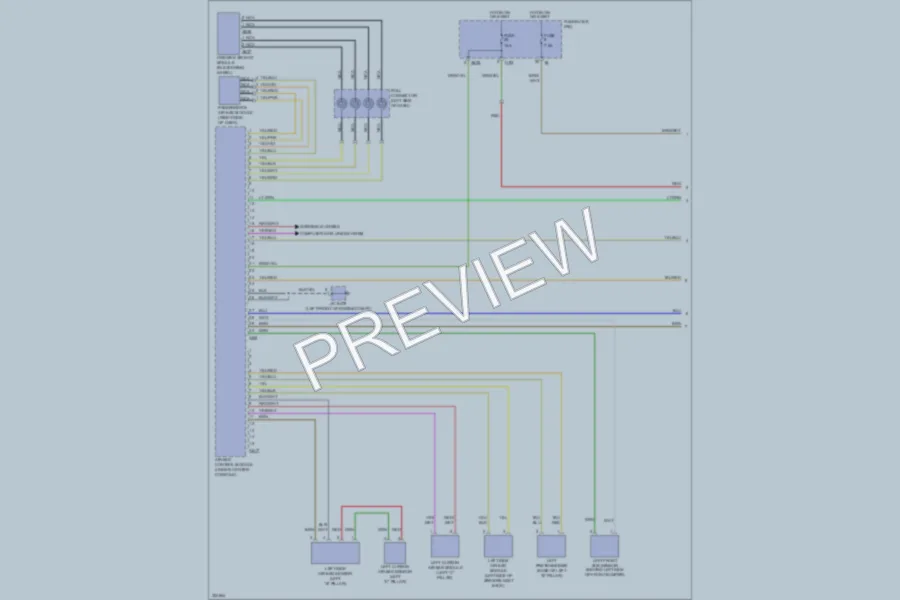 2010 Subaru Legacy Supplemental Restraints wiring diagram preview