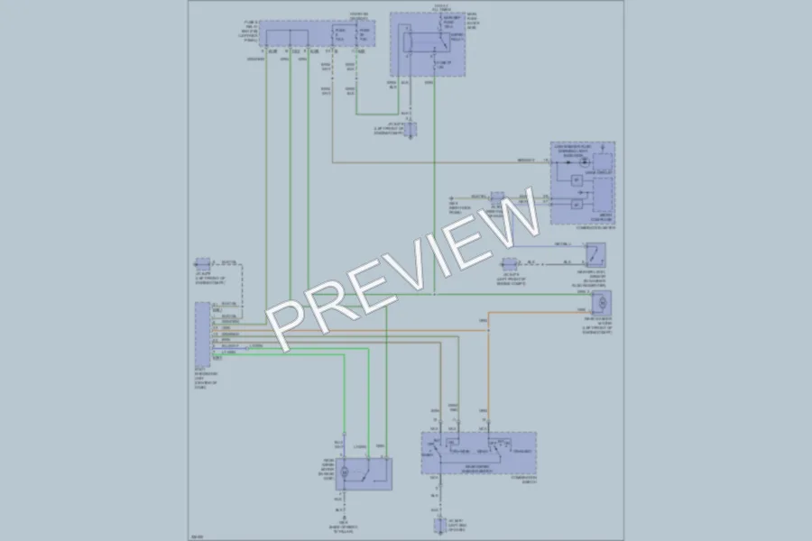 2010 Subaru Legacy Wiper Washer wiring diagram preview