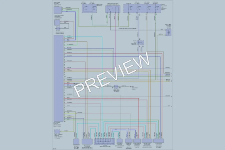 2010 Subaru Outback Air Conditioning wiring diagram preview