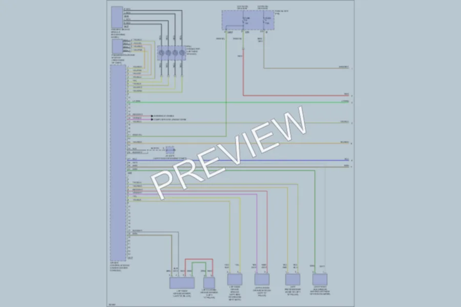 2010 Subaru Outback Supplemental Restraints wiring diagram preview