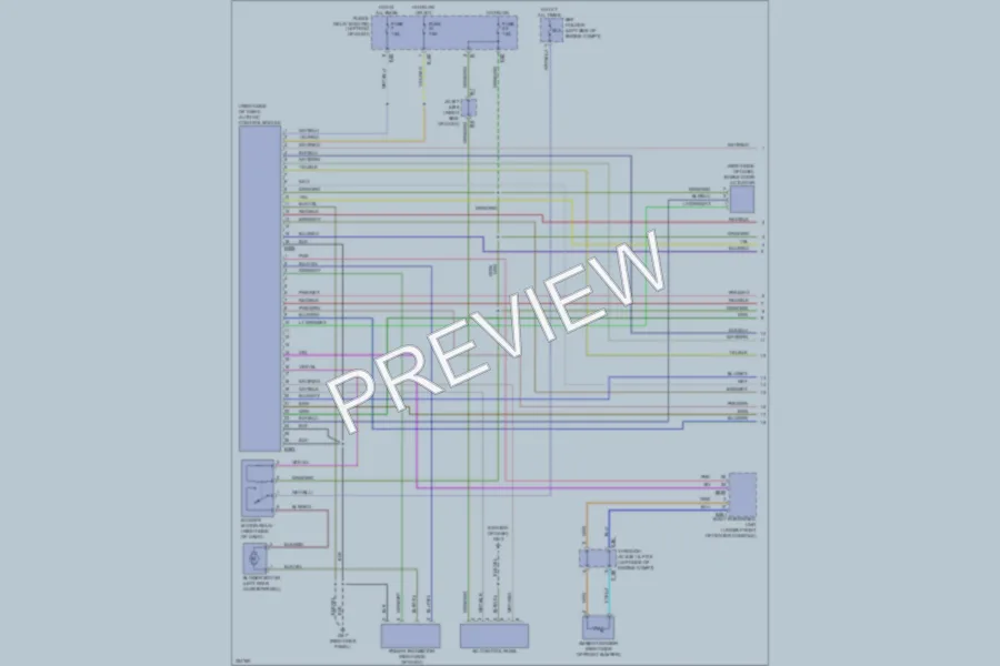 2010 Subaru Tribeca Air Conditioning wiring diagram preview