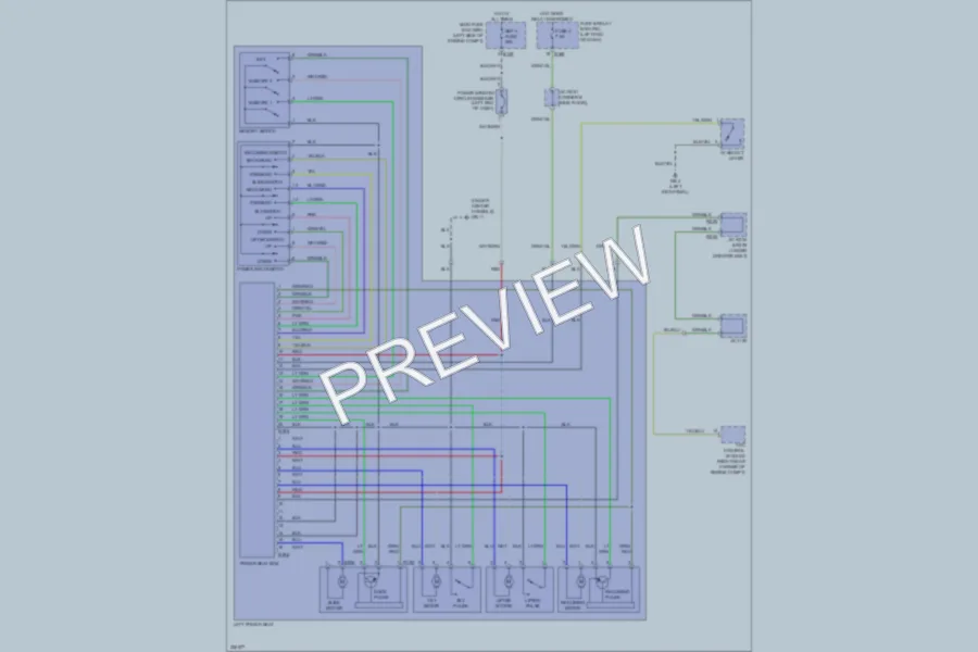 2010 Subaru Tribeca Memory Systems wiring diagram preview