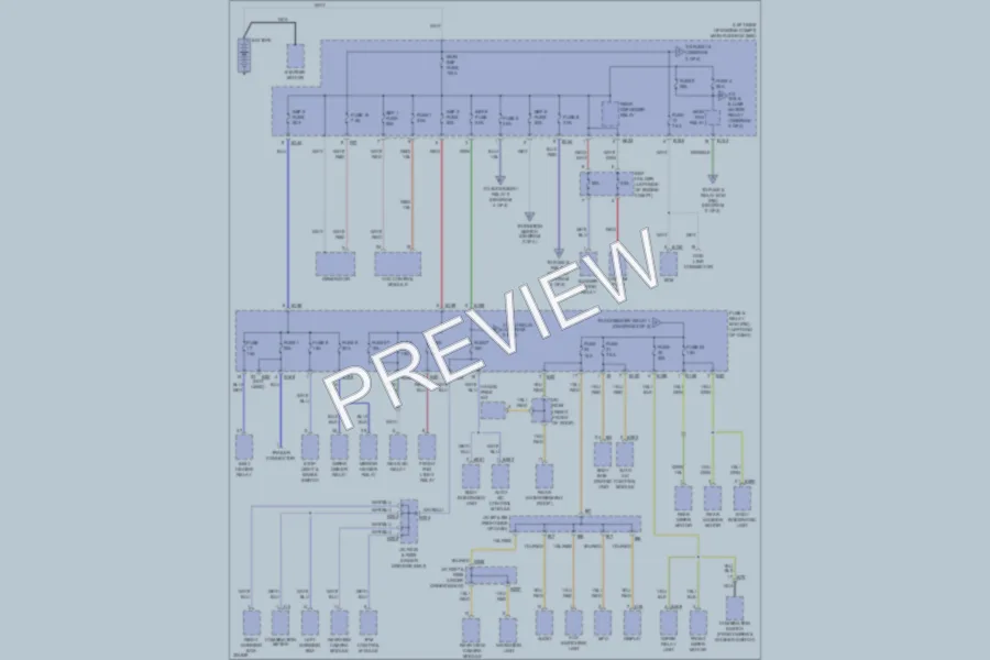 2010 Subaru Tribeca Power Distribution wiring diagram preview