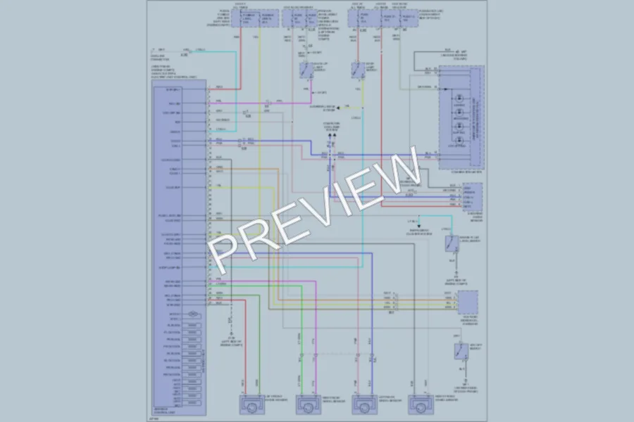 2010 Suzuki Equator Anti Lock Brakes wiring diagram preview