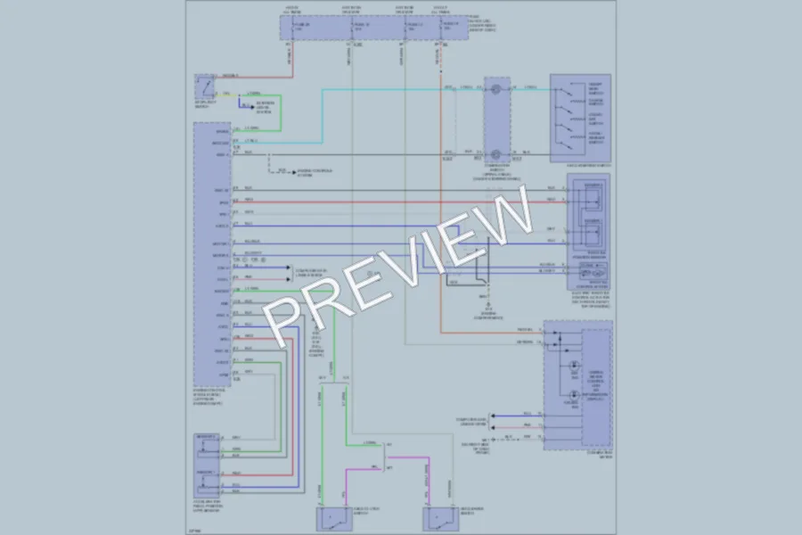 2010 Suzuki Equator Cruise Control wiring diagram preview