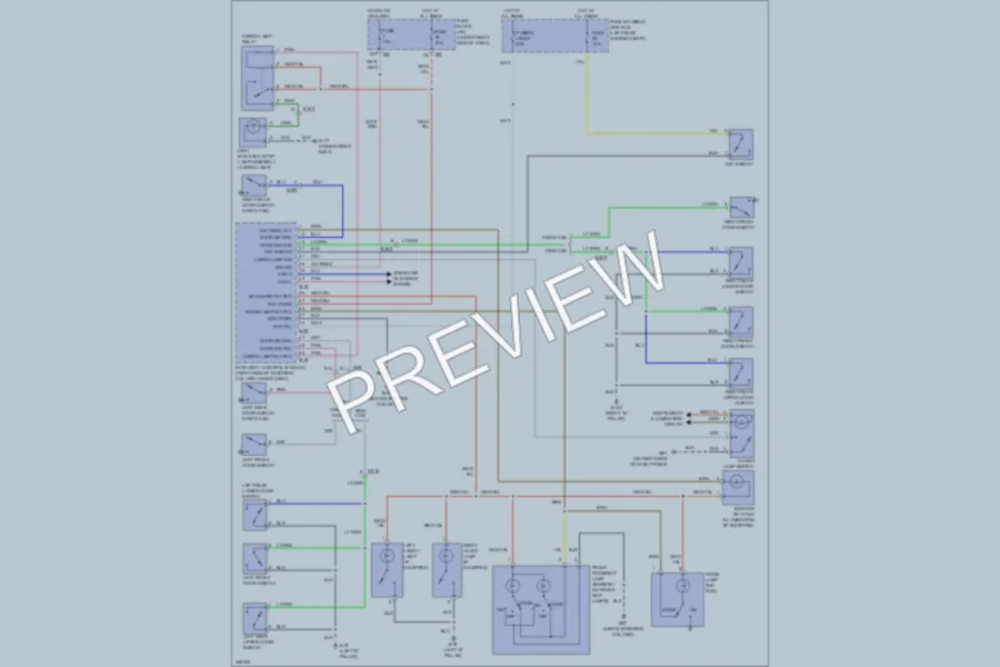 2010 Suzuki Equator Interior Lights wiring diagram preview